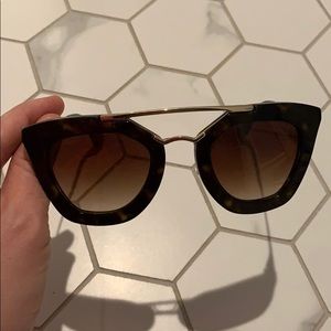 Prada tortoise sunglasses